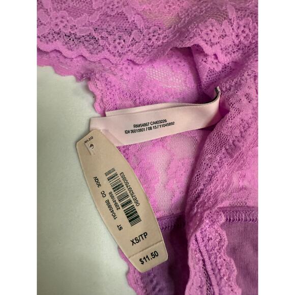 NWT Victoria’s Secret Vintage All Lace Cheeky Panty – Pink – Size XS – 2015 - Picture 4 of 4